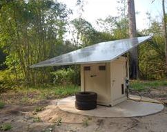 solar cells of the ranger station