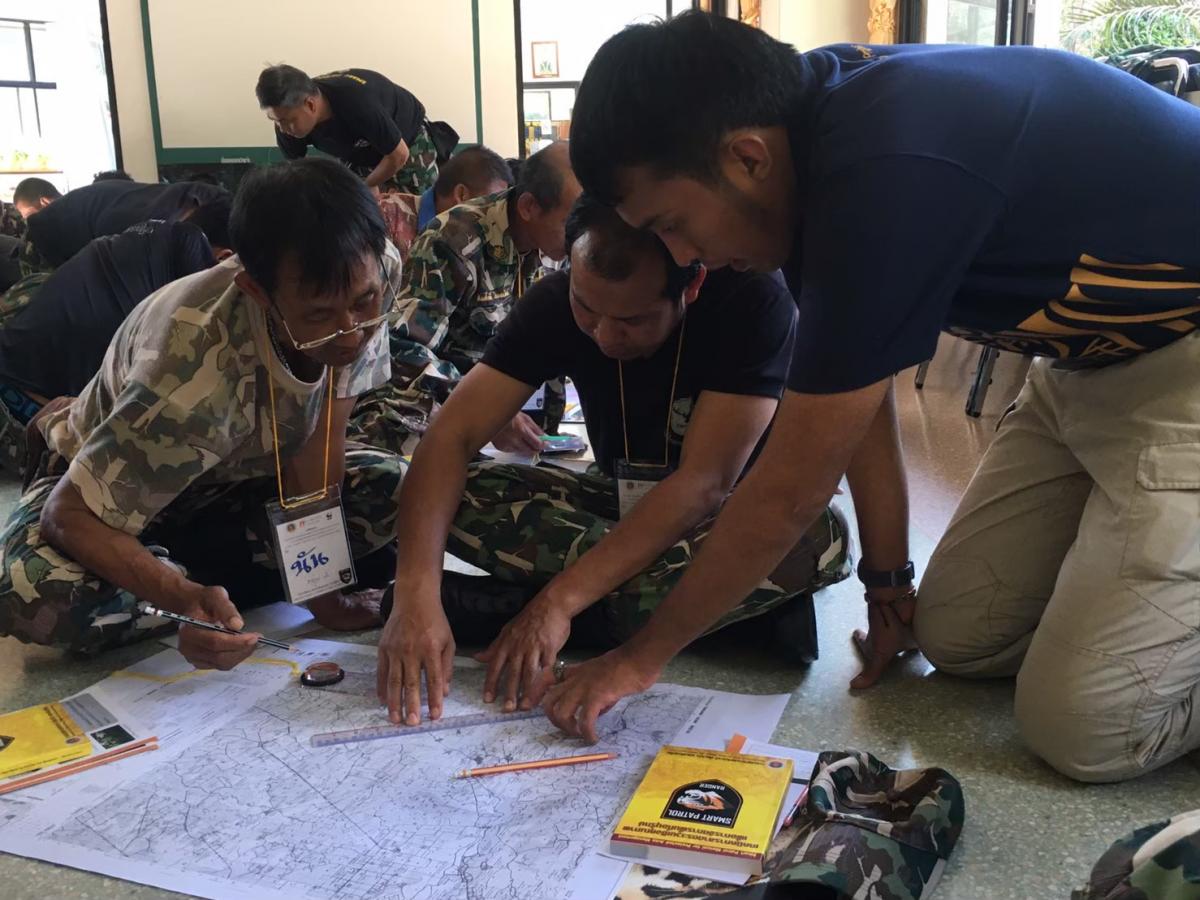 Rangers at a training camp